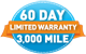 60 Day Limited Warranty