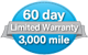 60 Day Limited Warranty